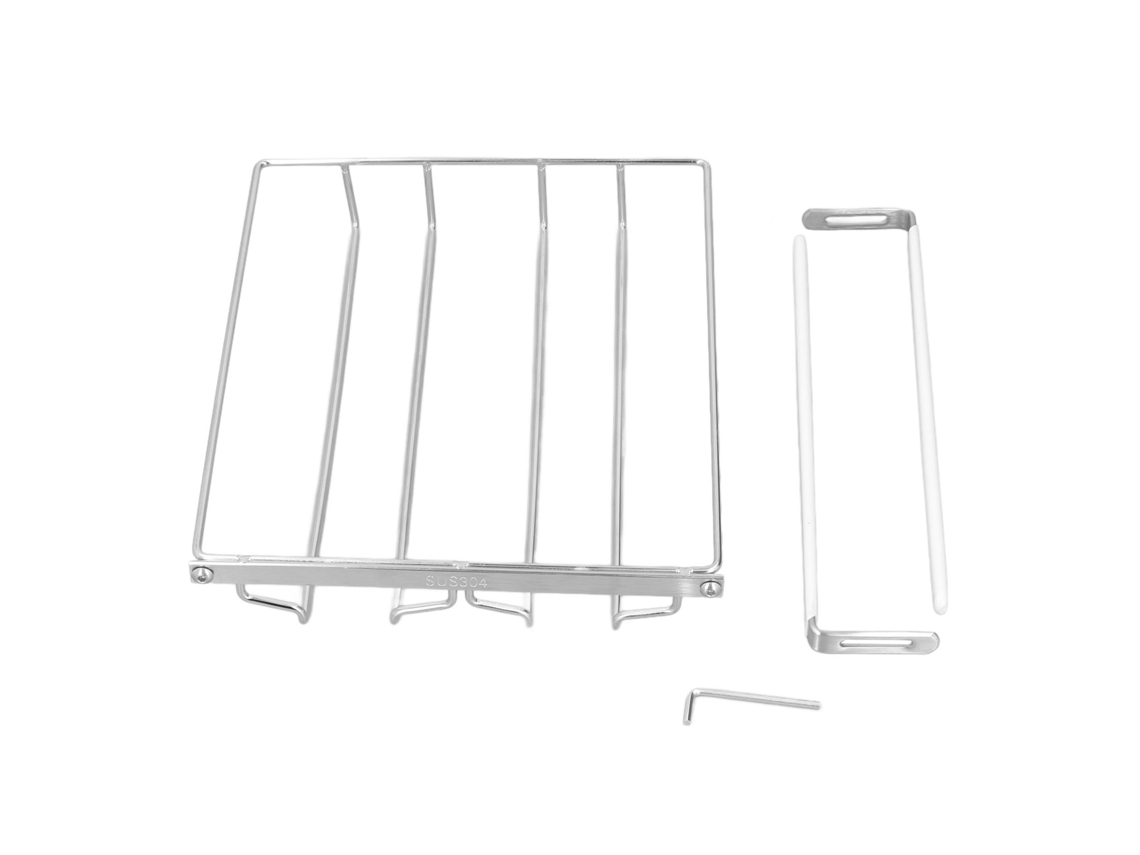 Nova Line suporte para Copos de Vinho Inox 304 Sem Perforar Hanging Organizer para Copos Altos Bar Cozinha