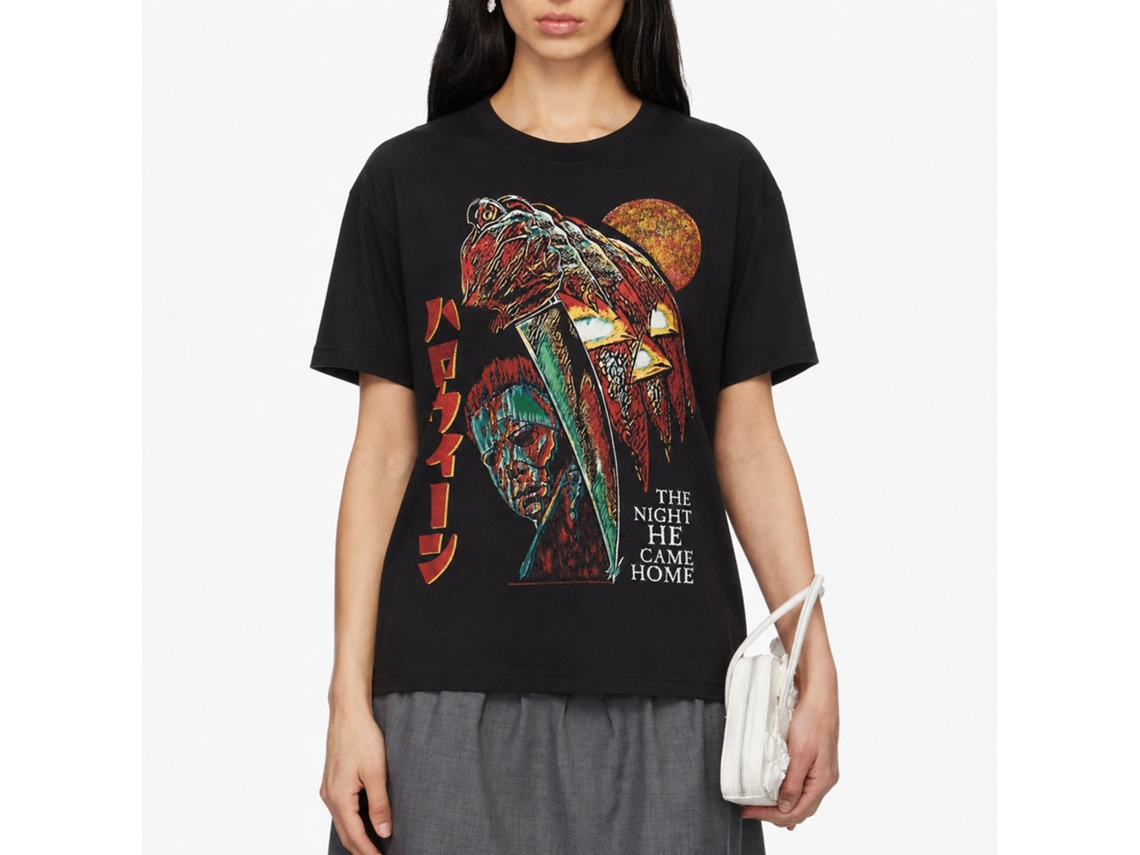 Rockinstone Halloween Movie Japan Black Adult T-shirt Size:xxxl