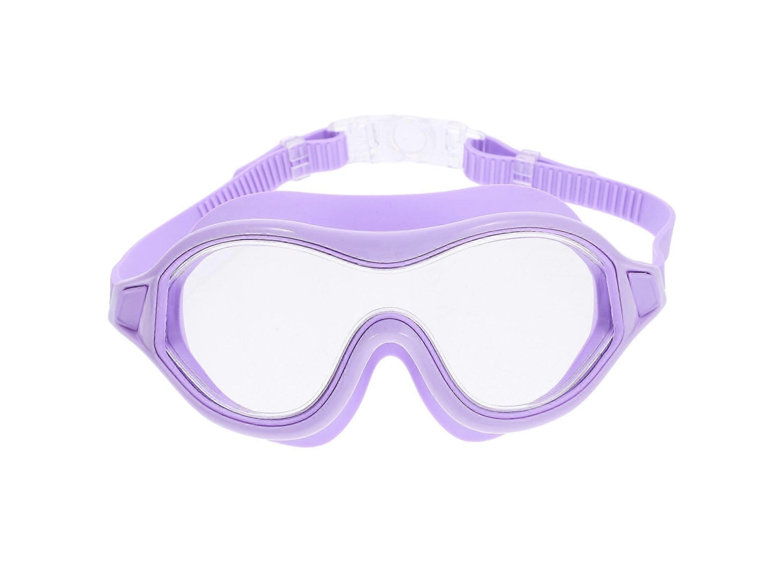 Óculos de Natação AQUAFORGE unissex, antiembaçante, armação larga, roxo