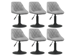 Dining Chair, Dining Chairs Vidaxl Cinzeto Veludo (n/a)