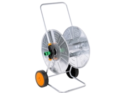 Vidaxl Carrinho Enrolador P/ Mangueira C/ 110 M 1/2" Ou 80 M 3/4" Aço