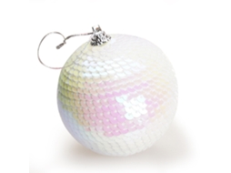 Laxiscreed Bola De Natal 8cm Com Escamas Douradas Para Decoração Festiva