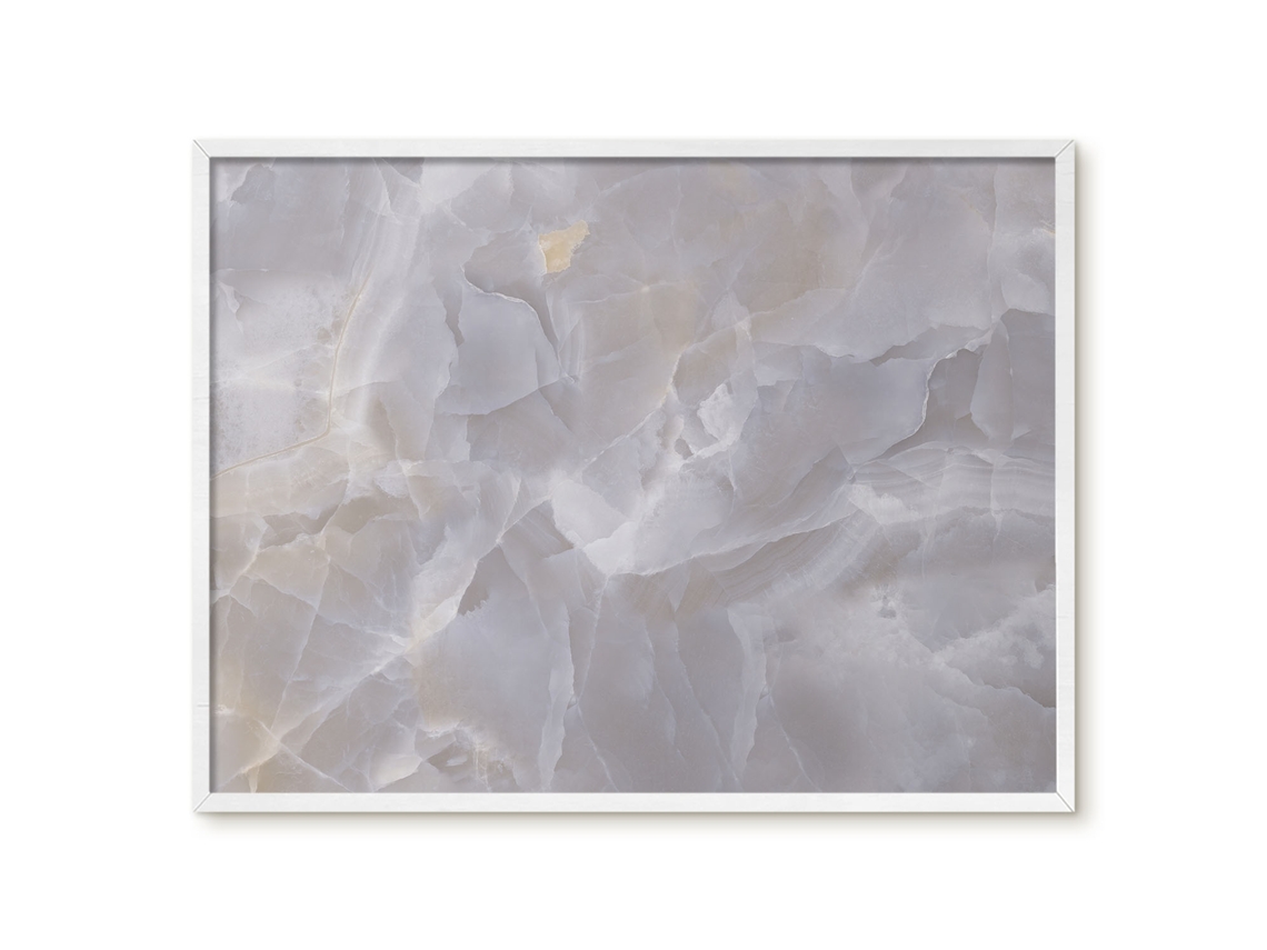 Quadro de vidro magnético com elegância discreta para o hall de entrada Espelharte (80x60 cm)