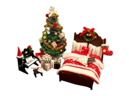 Kit Casinha de Boneca 3d LAXISCREED Natal
