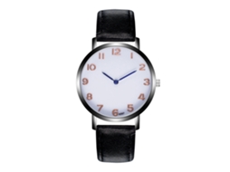 Relógio de pulso masculino Zhoulianfa com movimento de quartzo K097 preto