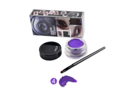 Crema De Delineador De Ojos Roxo Resistente À Água, De Longa Duração E Não Irritante, Com Textura Cremosa E Pincel Suave