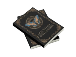 Diário De Feitiços Misteriosos, Livro De Versátil De Bruxa Retrô, Caderno De Reais, Decoração De Halloween E Adereços Ocultos