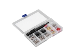 Conjunto de Parafusos para Computador 366 Pcs com Parafusadeira e Escova