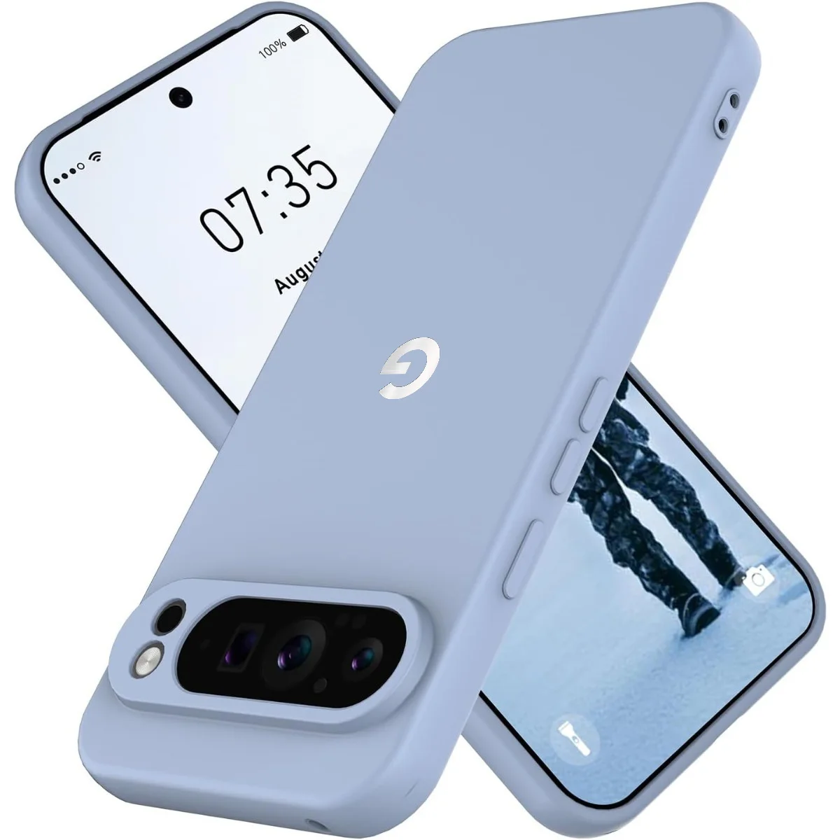 (cinza, Pixel 8a) Capa De Celular De Silicone Macio De Alta Qualidade, Resistente A Quedas E Impactos, Ideal Para A Pele.
