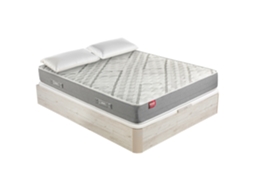 Pack Sommier Com Arrumação + Colchão De Casal De Molas Pikolin Arce (160x200 Cm - 58 Cm Altura)