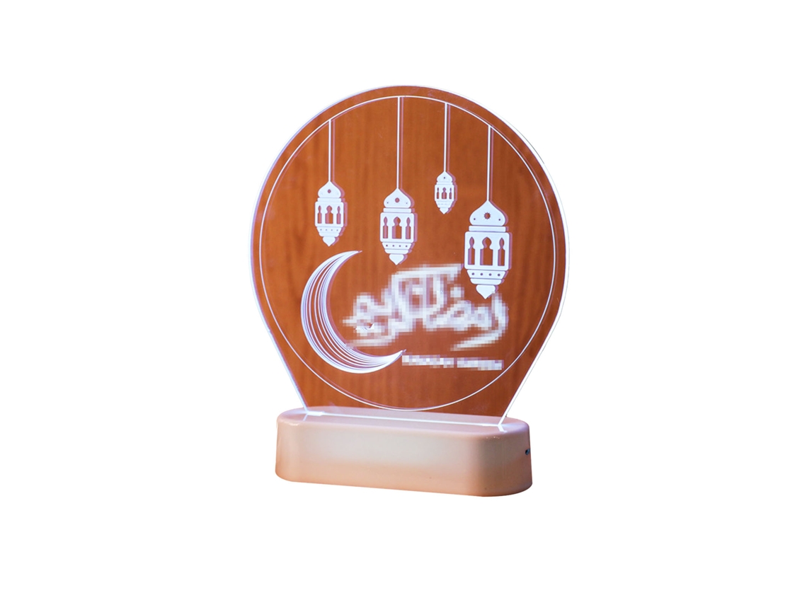 Laxiscreed Lâmpada De Óleo Decorativa Com Led E Controle Remoto Para Eventos Ramadan