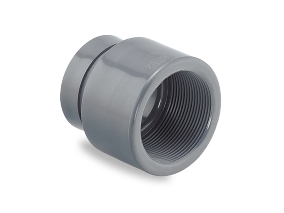 Manguito PVC Netvitc Ranhurado Rosca NPT H 2 HIDROTEN