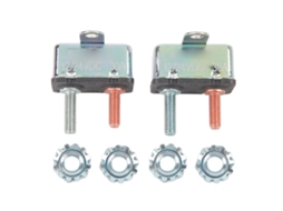 2pcs Disjuntor De Circuito Com Reset Automático Alumínio 12v 24v 30a Para Carro Navio