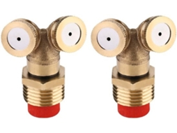 Sproeier 2 Em Unidades - Aço - Sproeitador De Jardim - Sproeitador De Irrigação - Econômico Em Água - Função Ultraperformante - Dimensões 5,2 Cm - Spr