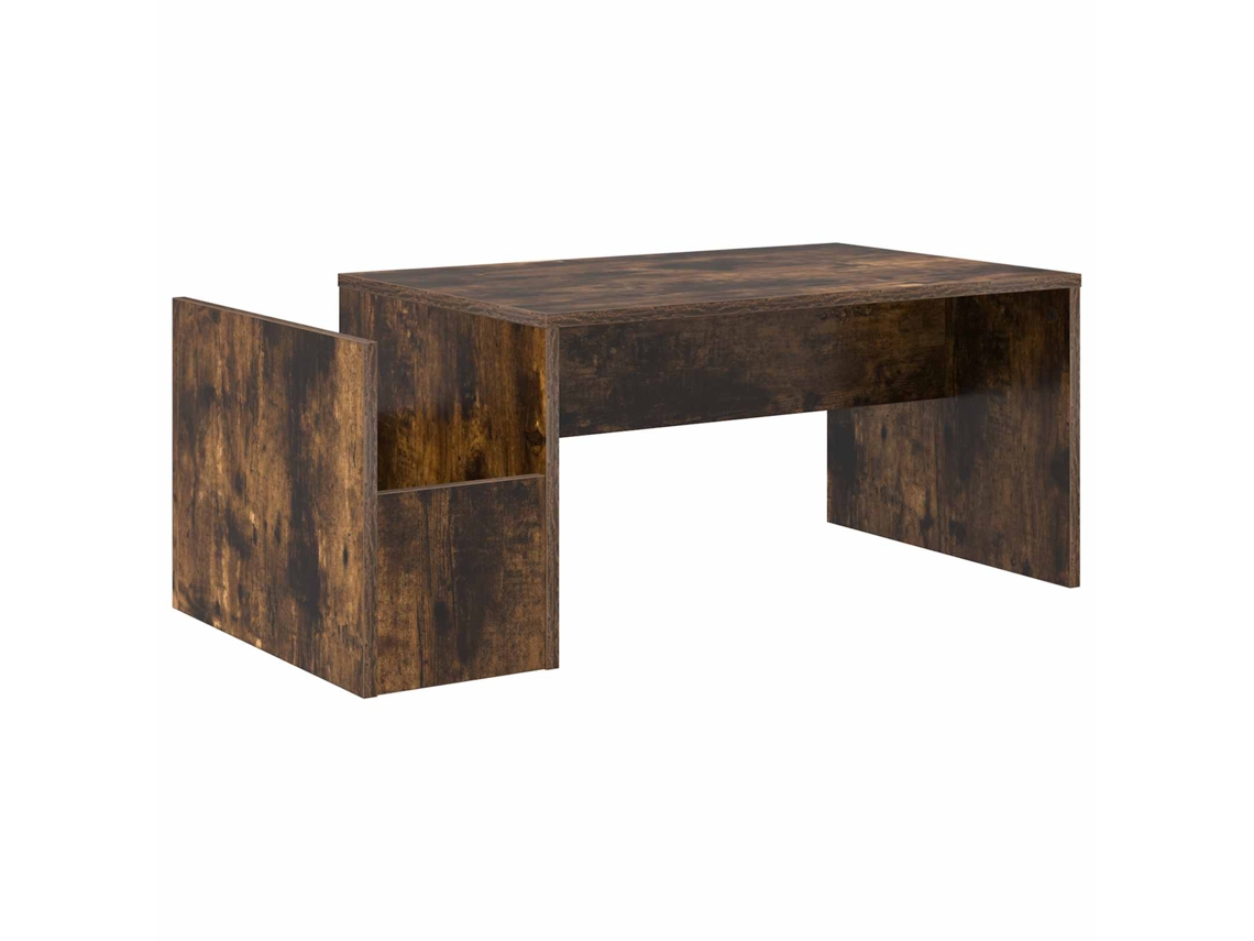 Mesa de Centro Carvalho Defumado 90 X 45 X 35 Cm MAISON EXCLUSIVE