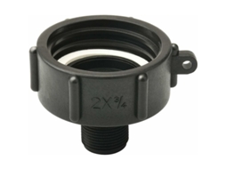 Adaptador Ibc S60 Com Conexão De Rosca Para Tanque Água 2 Polegadas 3/4 Polegada Aquaforge (1 Unidade)