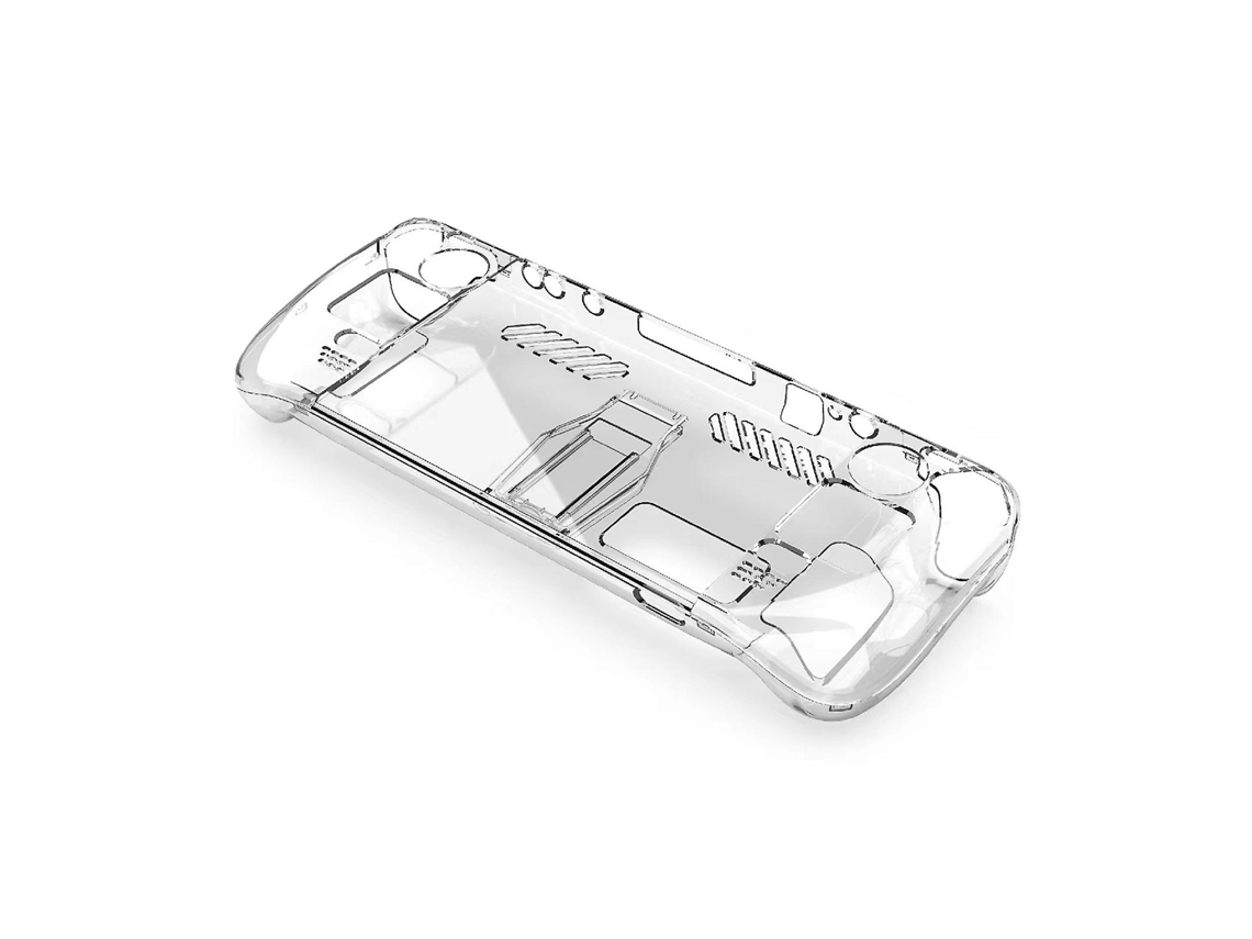 Punho Dividido Transparente, Suporte Dobrável, Estrutura Rígida de Pc, Capa Protetora para Console de Jogos BRILVIBERA