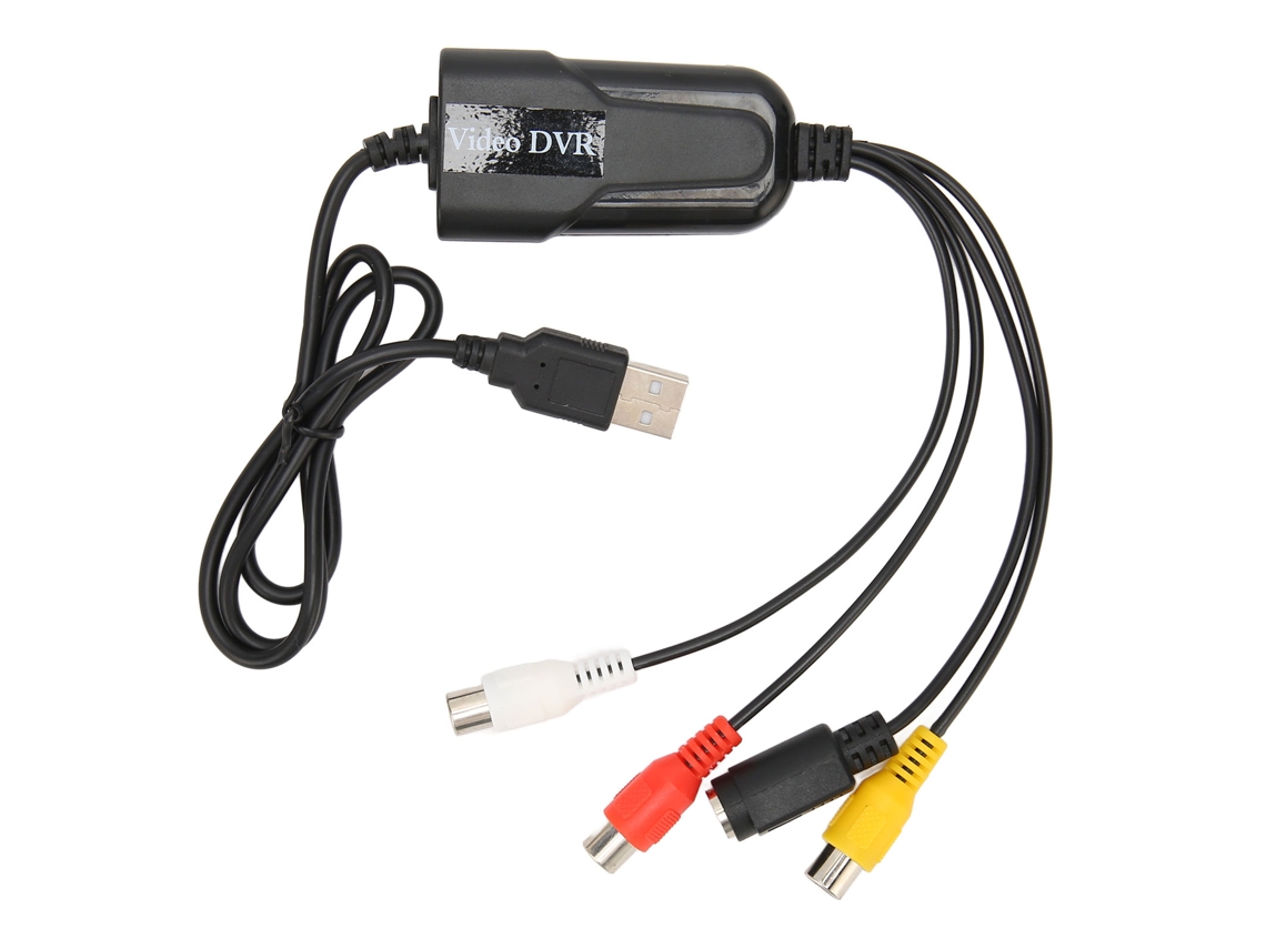Placa de Captura de Vídeo RCA para USB, VCR, VHS, DVC, DVD