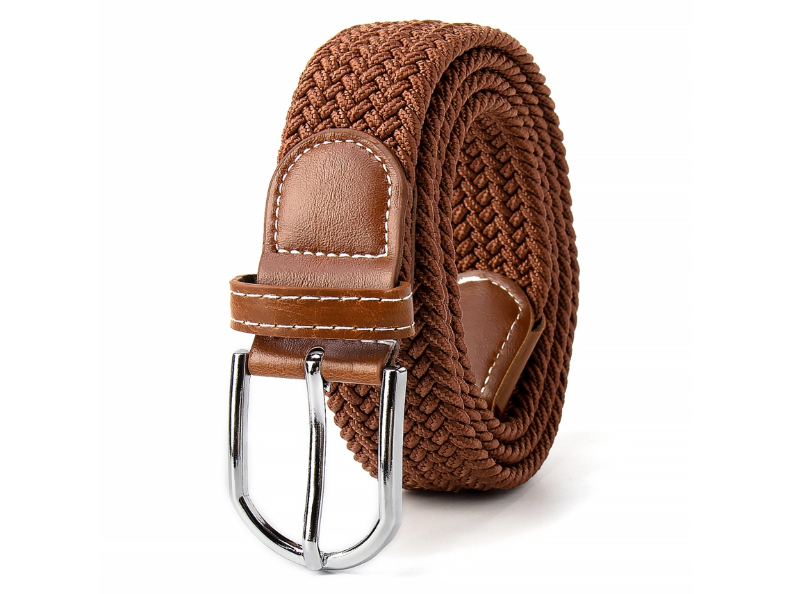 Cinto Tecido Elástico Unissexo, Ajustável Sem Furos, 110cm, para Jeans e Uso Casual, 1 Unidade STELASPLEN