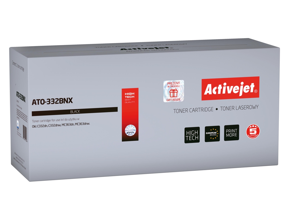 Activejet Ato-332Bnx Toner 1 Unidades Compatível Preto