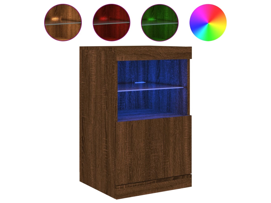 Sideboard, Sideboards Vidaxl Marrom Madeira Processada (n/a)
