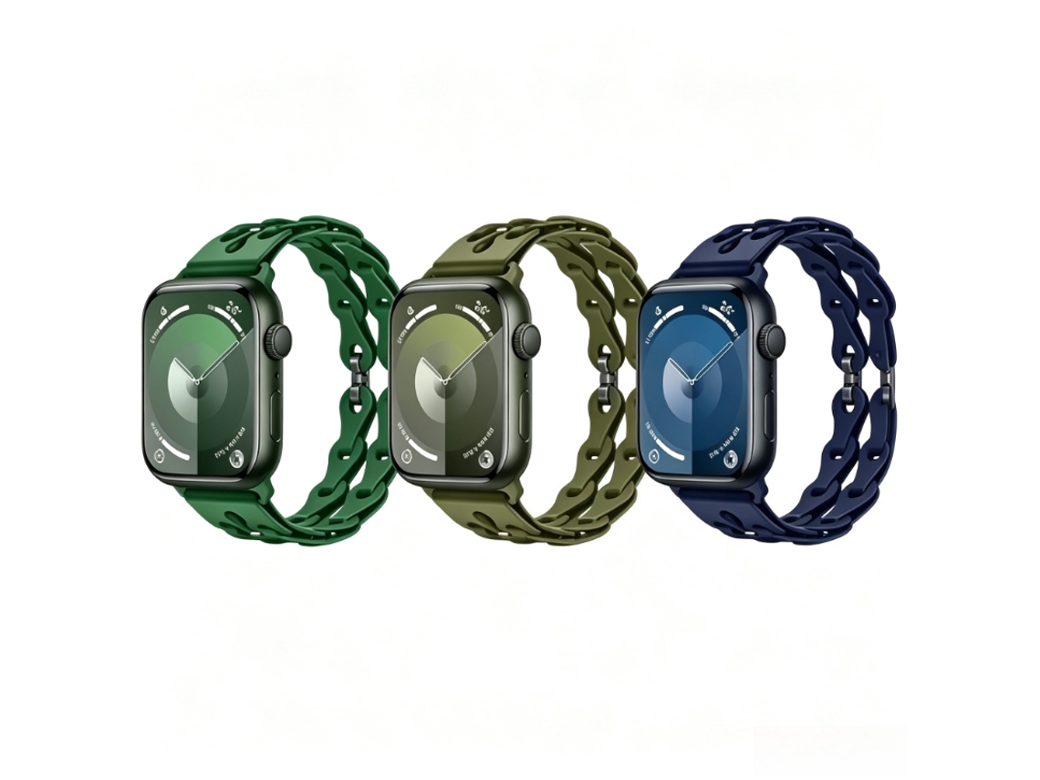 Bracelete Para Apple Watch 42/44/45/46/49mm (3pack) Cuich