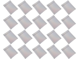 20 unidades de sacos de envio impermeáveis com bolhas, envelopes pequenos, sacos acolchoados, bolsas, embalagens impermeáveis