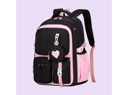 Mochila Com Alívio De Peso E Resistente Ao Desgaste (rosa)
