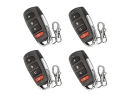 Conjunto De 4 Controles Remotos Universais Duplicadores Para Portas De Garagem, Controles Remotos Para Portões, Chaveiros De Substituição Para Po