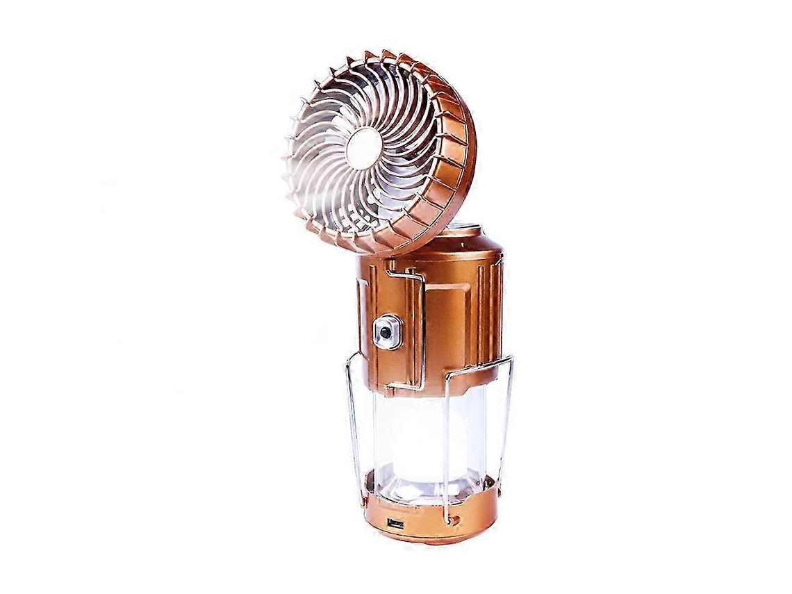Lanterna Solar De Acampamento 6 Em 1 Com Ventilador, Luz Led Para Caminhadas, Lâmpada Portátil Para Pesca Ao Ar Livre, Edição 0725 Olysi Shop