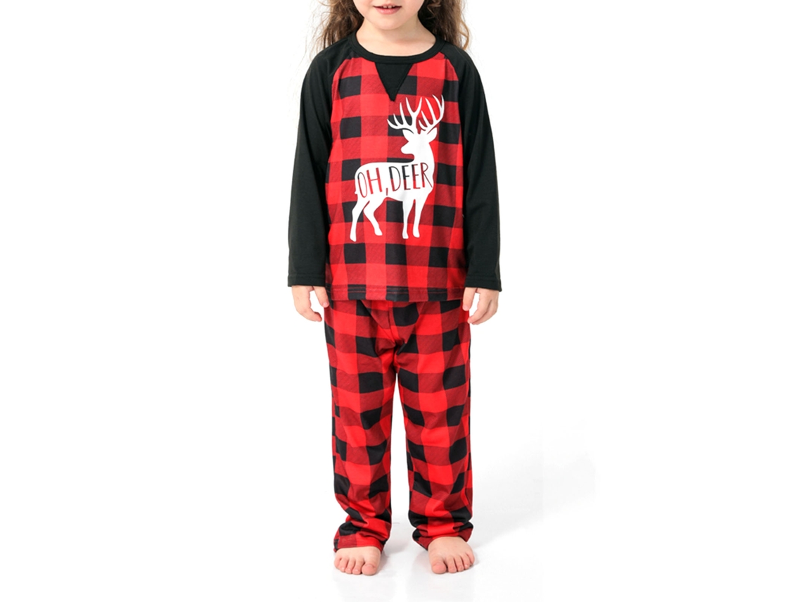 Laxiscreed Pijamas De Natal Para Família Em Vermelho E Cinza, Conjunto De Manga Longa Para Pai E Filho Tamanho Xl