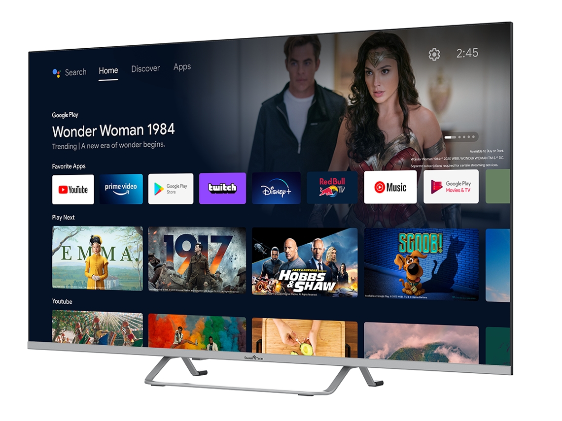 TV SMART TECH LE-43V3 (LED - 43'' - 109 cm - 4K Ultra HD - Smart TV ...