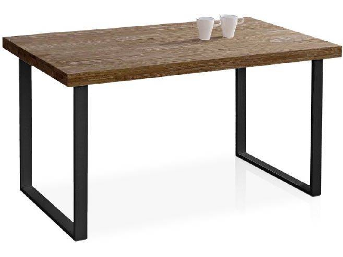 Mesa de Refeição ABECEDARIO boreal – Preto (Madeira - 6 x 76,5 x 80 cm)
