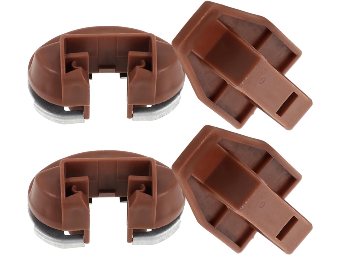 Kit De Reparo Gavetas Sewacc Com 2 Conjuntos, Corrediças E Batentes Para Gavetas De Cômoda, Em Plástico E Metal, Cor