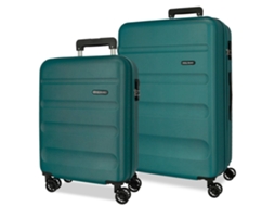 Conjunto De Malas Flex Abs Verde Roll Road