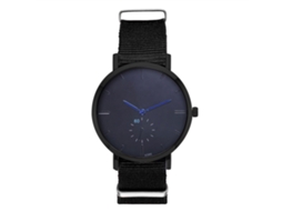 Relógio de Moda para Homens e Mulheres com Pulseira de Nylon Dial Redondo Relógio de Quartzo para Namorados