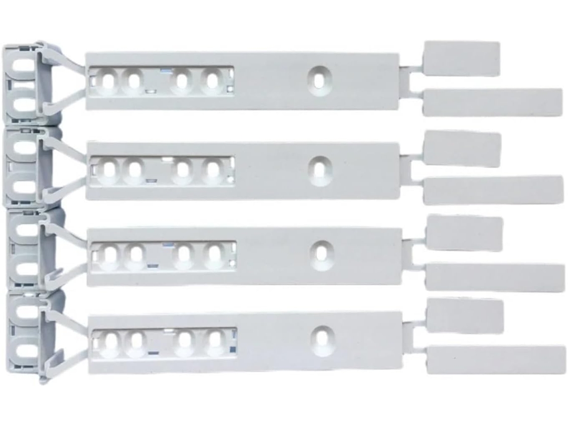 Kit De Trilhos Deslizantes Para Gavetas Geladeira Ql Supply Co, Com Suporte De Montagem Em Plástico Para Fixação