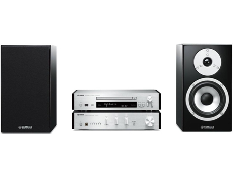 Sistema Micro YAMAHA MCR-N870 Prata e Preto — MP3,AAC,WAV,WMA,MPEG4,FLAC