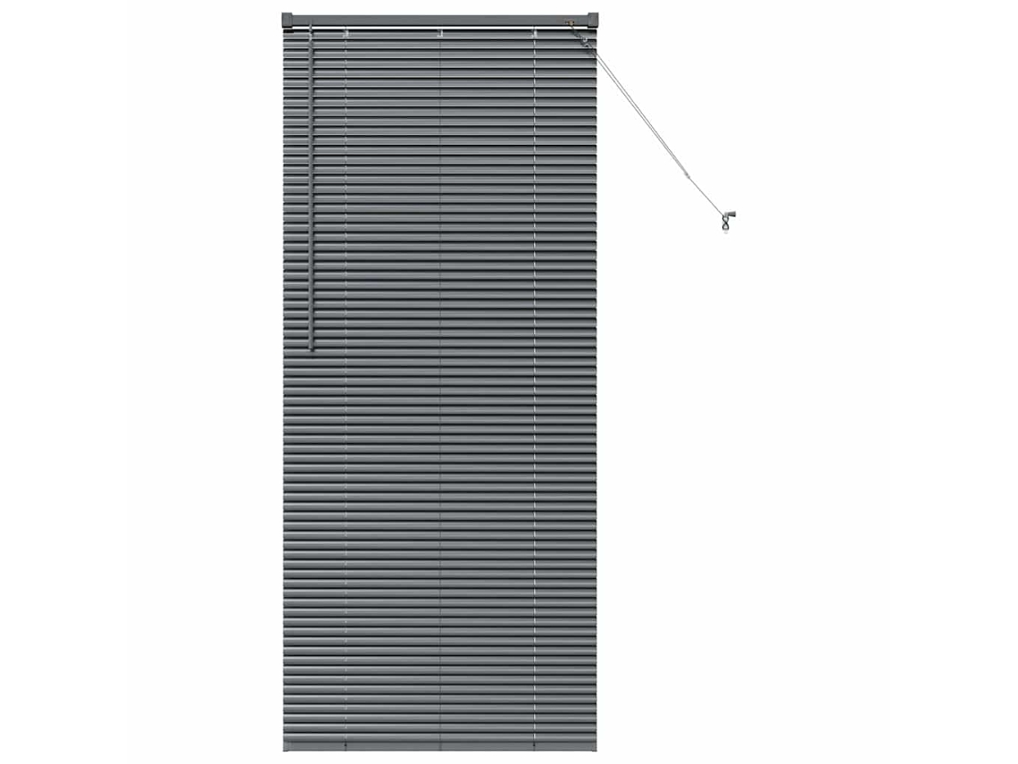 Conjunto 1 Persianas Venecianas Vidaxl Cinzento Alumínio (175 X 75 Cm)