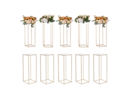 VEVOR Suporte para Flores de Casamento 10 Peças Display Floral Laminado Acrílico 80Cm