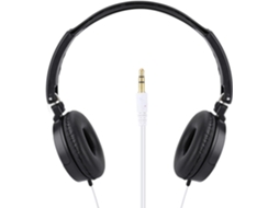 Fone De Ouvido Estéreo Hifi Dobrável E Compacto Com Fio, Ideal Para Música Em Casa, No Escritório E Para Aprendizado