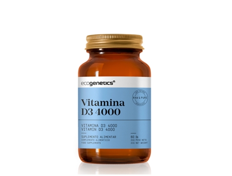 Vitamina D3 4000 60 Cápsulas ECOGENETICSN