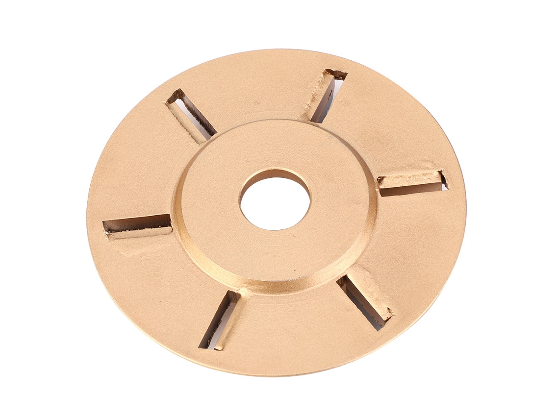 Ferramenta De Carving Laxiscreed Em Madeira Com Disco Dourado De 6 Dentes Para Esmeril Angular