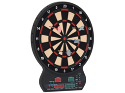 Target Electronic Dart 27 Jogos Principais e 202 Variações. Até 8 Jogadores. com 12 Dardos de Ponta Macia. 30 Gorjetas Extras. Display Led Preto Ge
