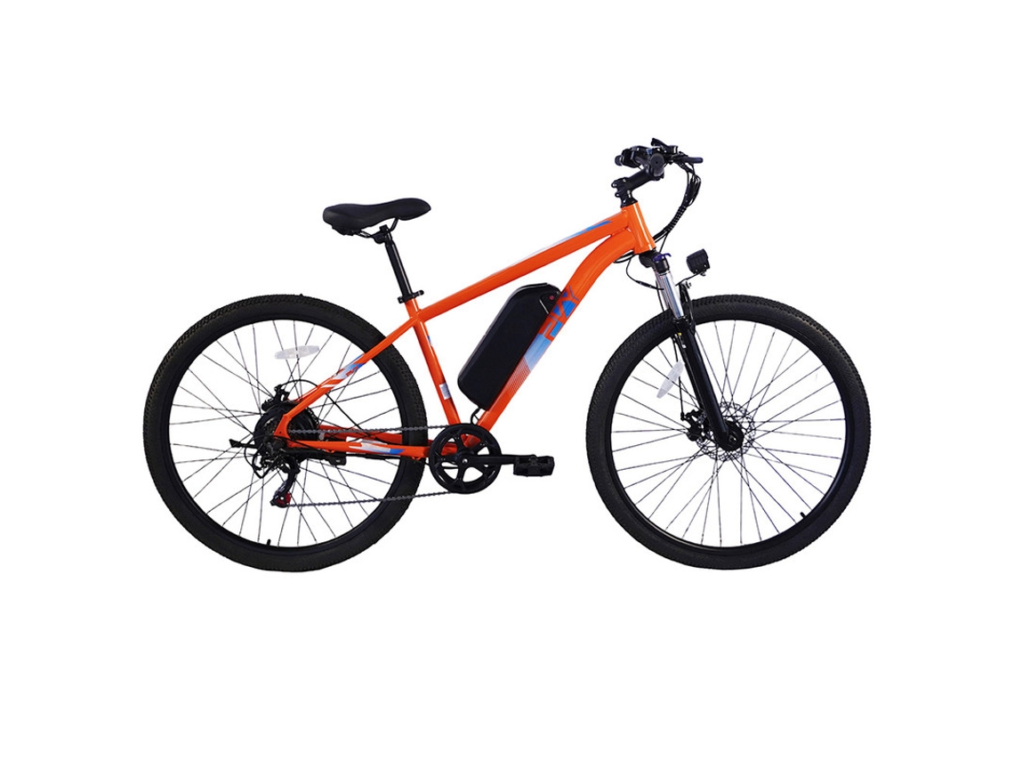 Bicicleta Elétrica Pvy M29 250w 48v 17.5ah Roda 29 Polegadas Autonomia 120km Suspensão Hidráulica App Control Cor De Laranja
