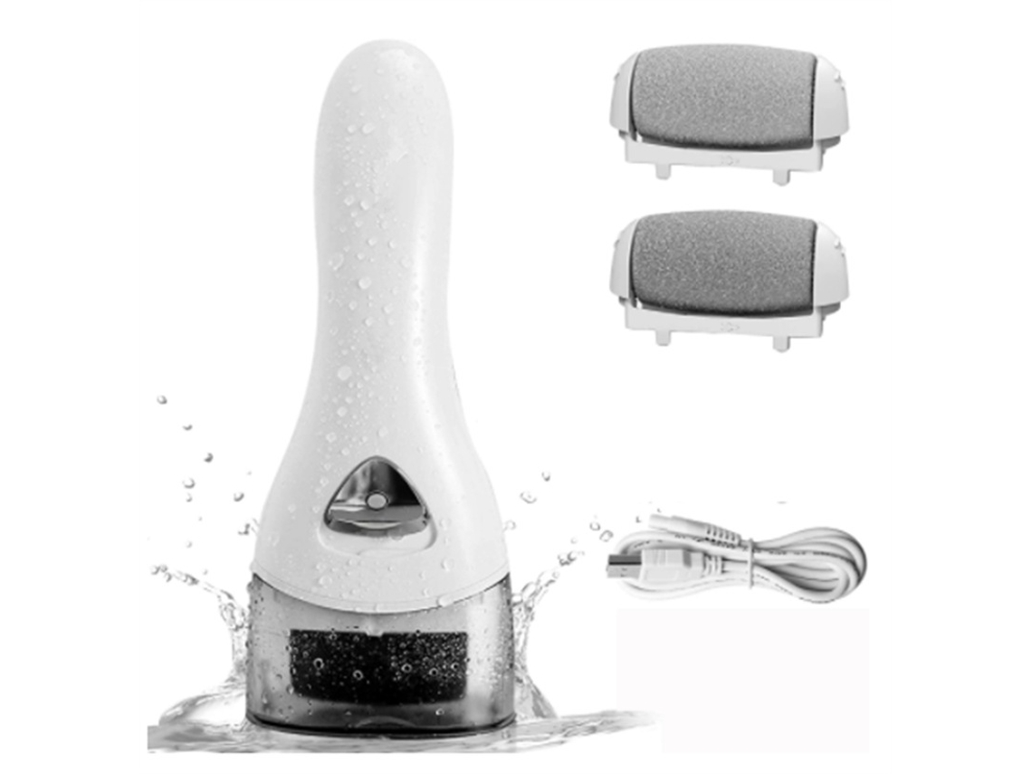 Lixa Elétrica Para Pés Para Remoção De Calos, Ferramenta De Cuidados Com Os Pés à Prova Dágua, Recarregável Via Usb Com Luz Led. Aquaforge