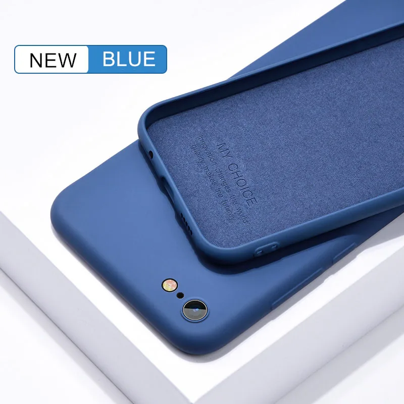 Capa Ultrafina E Macia (para Iphone 11 Azul), Capa Protetora De Silicone Líquido.