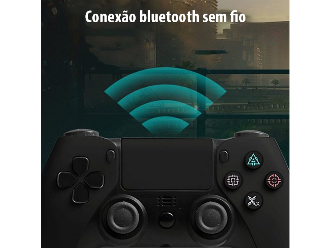 Comando Xbox 360 KINSI Kinsi Dualshock (Wireless - Branco)