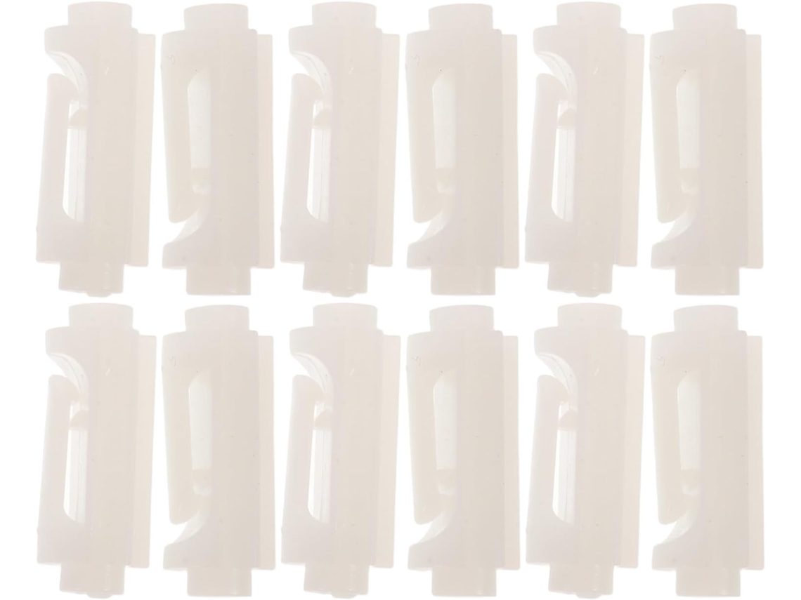 Unomor Conjunto De 50-rodas Reparo Para Corda Persiana Enrolar, Em Plástico Branco, Resistentes Às Intempéries E
