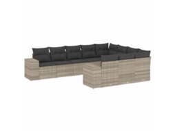 Garden Sofa Set, Garden Sofa Sets Vidaxl Cinzeto Rattan / Vime (n/a)